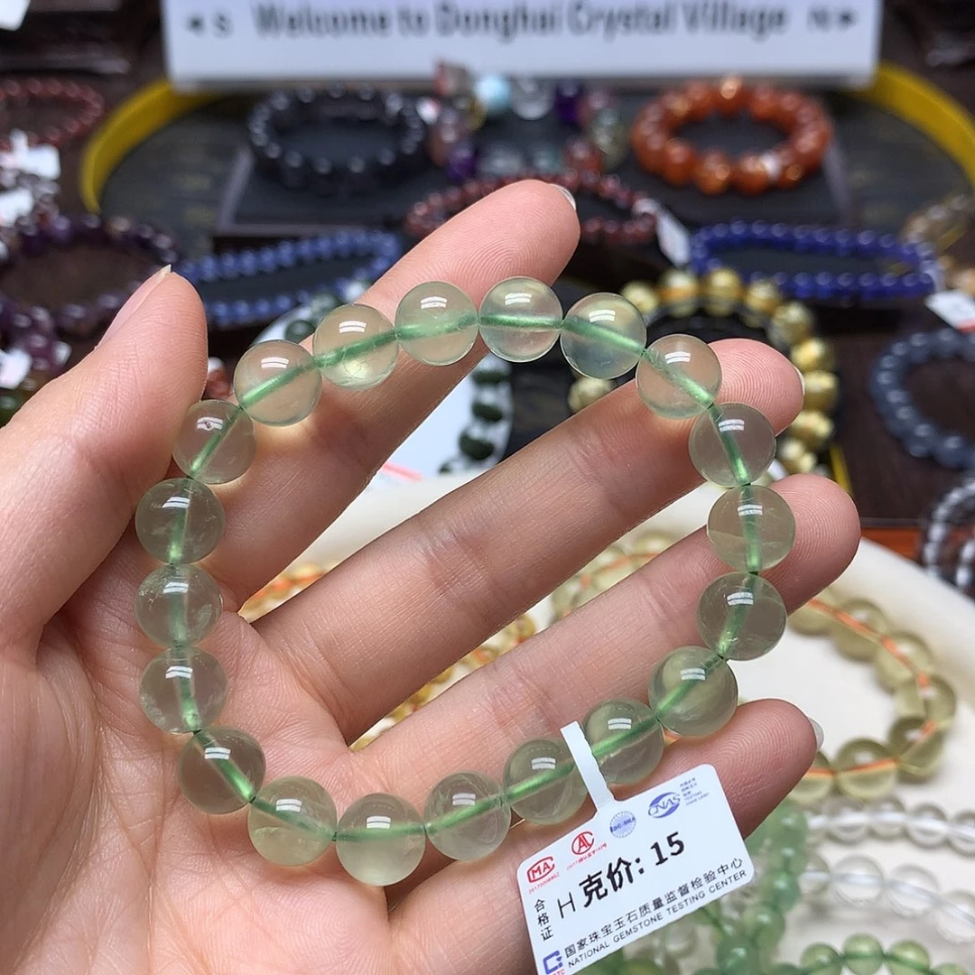 葡萄石手链未镶嵌手链