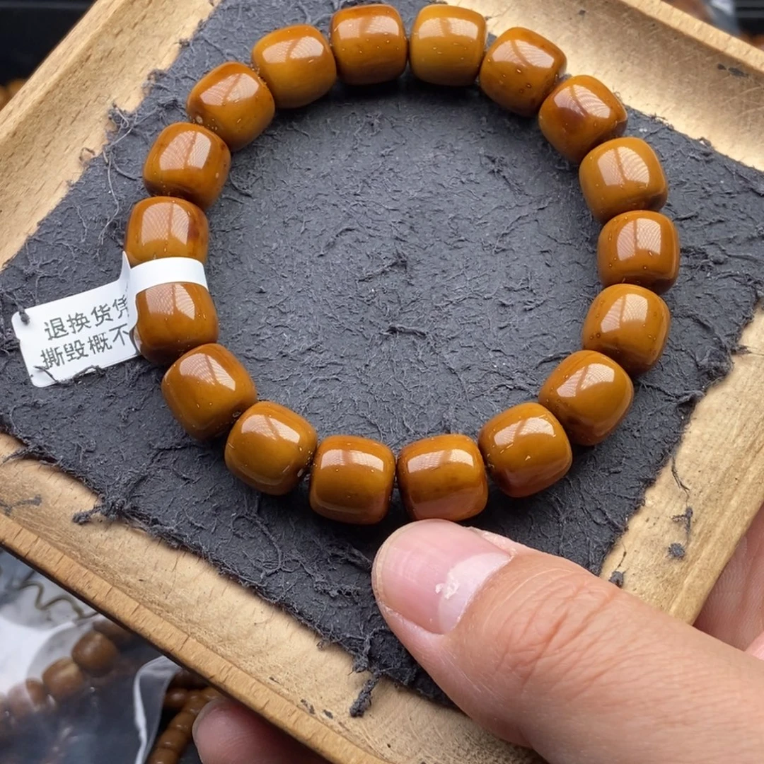 紫金鼠手串12mm天花板黄金甲纯手工