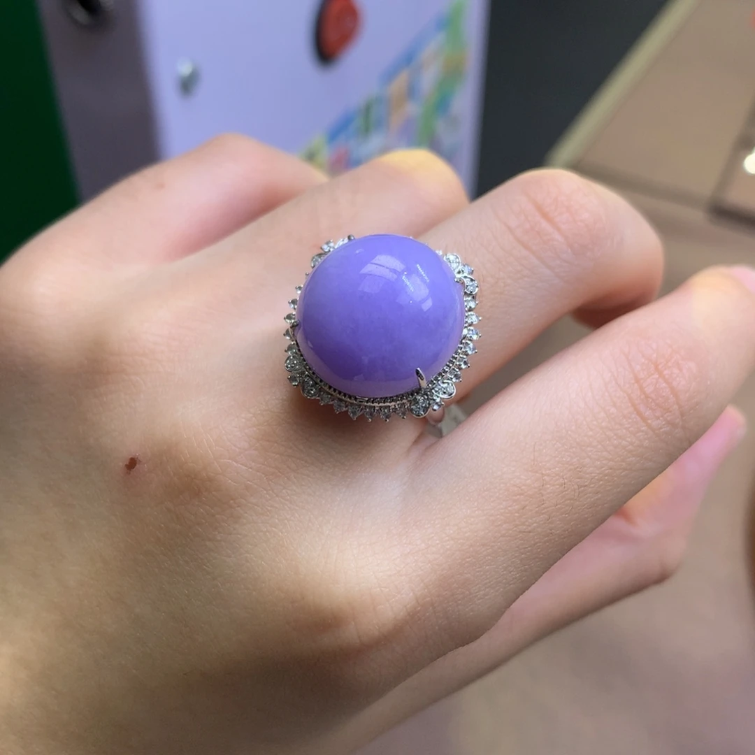 钢***0翡翠18K金镶嵌颈饰翡翠