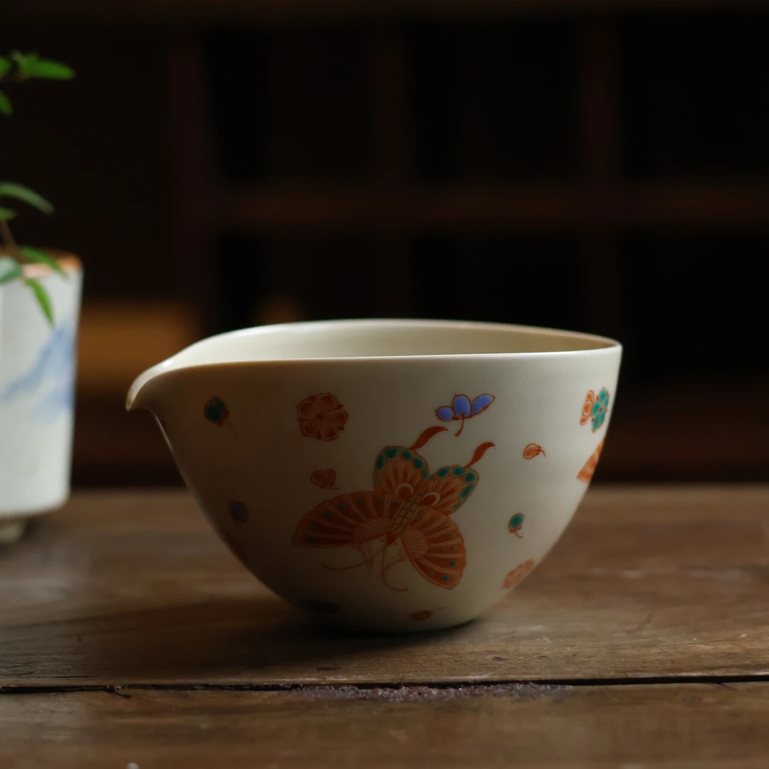 【直播专属】 蝶恋花半月-聖甫-公道杯（聖甫0042）