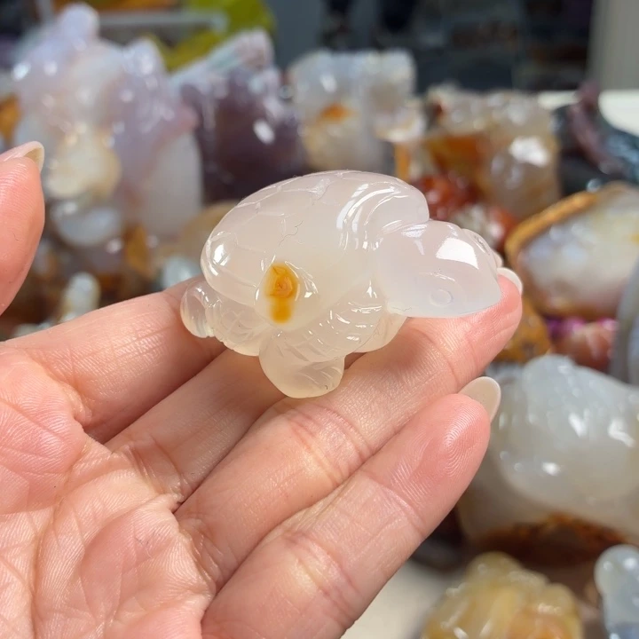 玛瑙/玉髓未镶嵌吊坠(不含链)