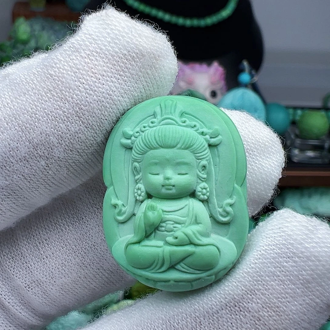 绿松石未镶嵌绿松石主播璐璐