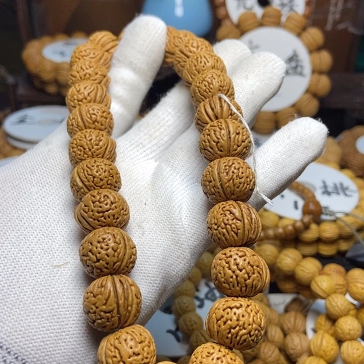 桃核手串伊**南野生南瓜手持