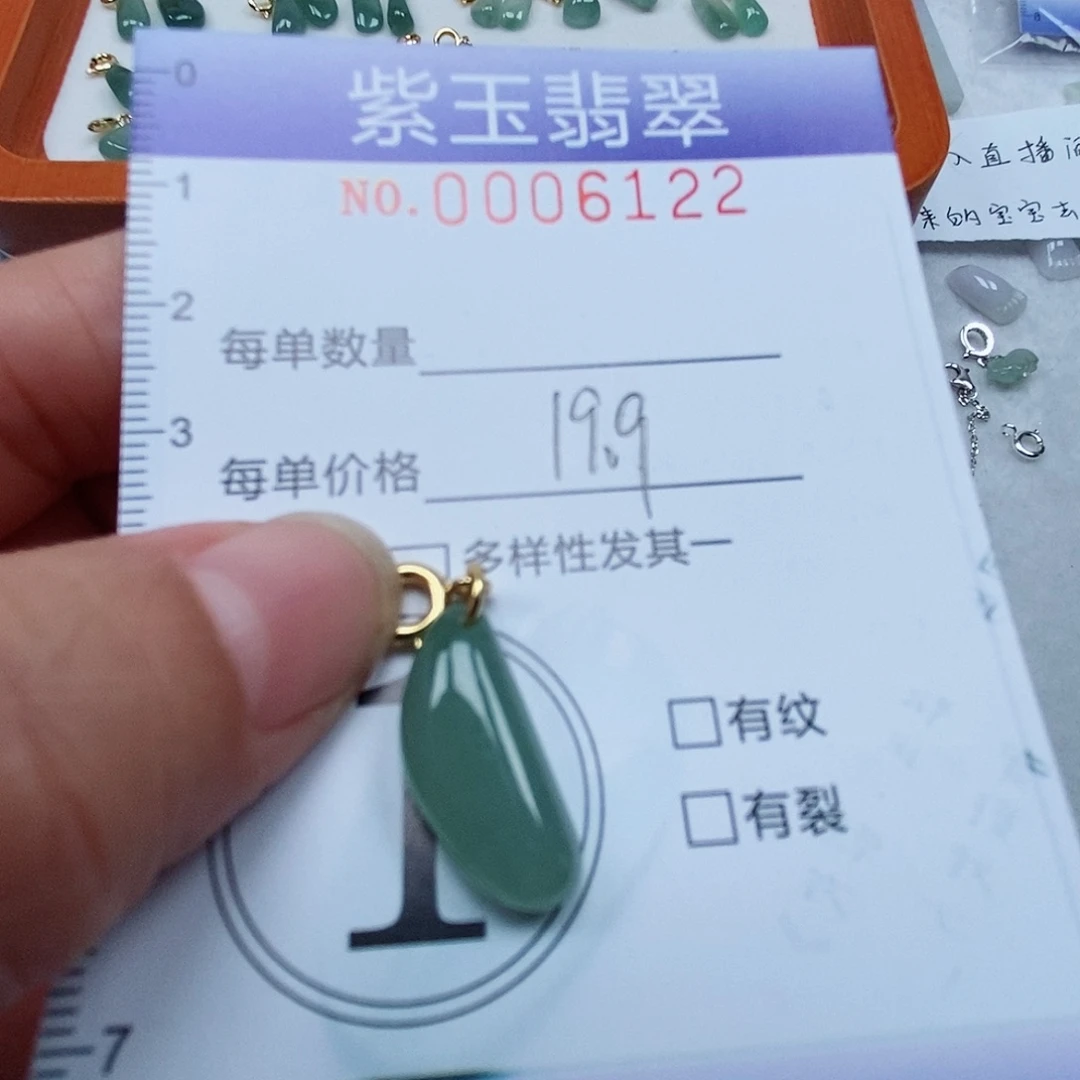 颈饰未镶嵌翡翠冰透随行