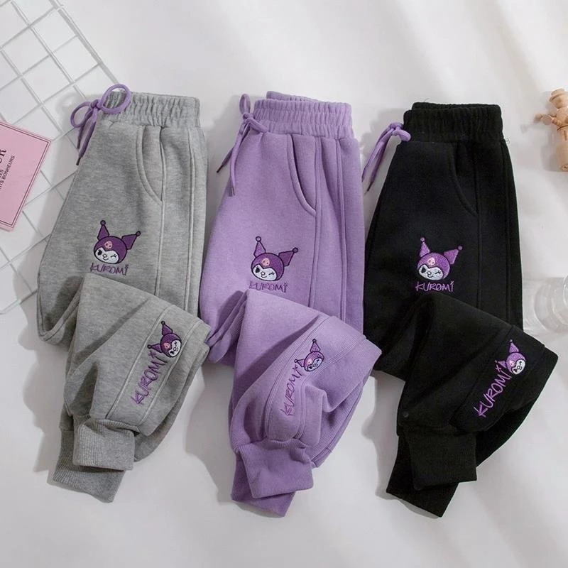 万达撤柜女童裤子春秋款2026新款冬季加绒卫裤中大童春装一体绒儿