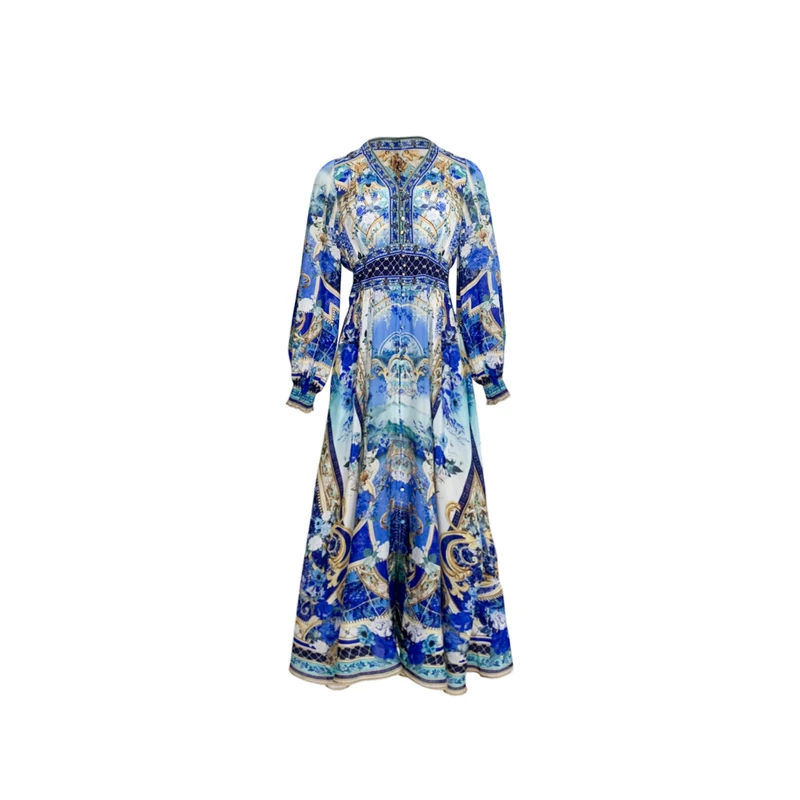 【2025-丫丫-禾枫原创】重磅100桑蚕丝连衣裙Y25-0906-2