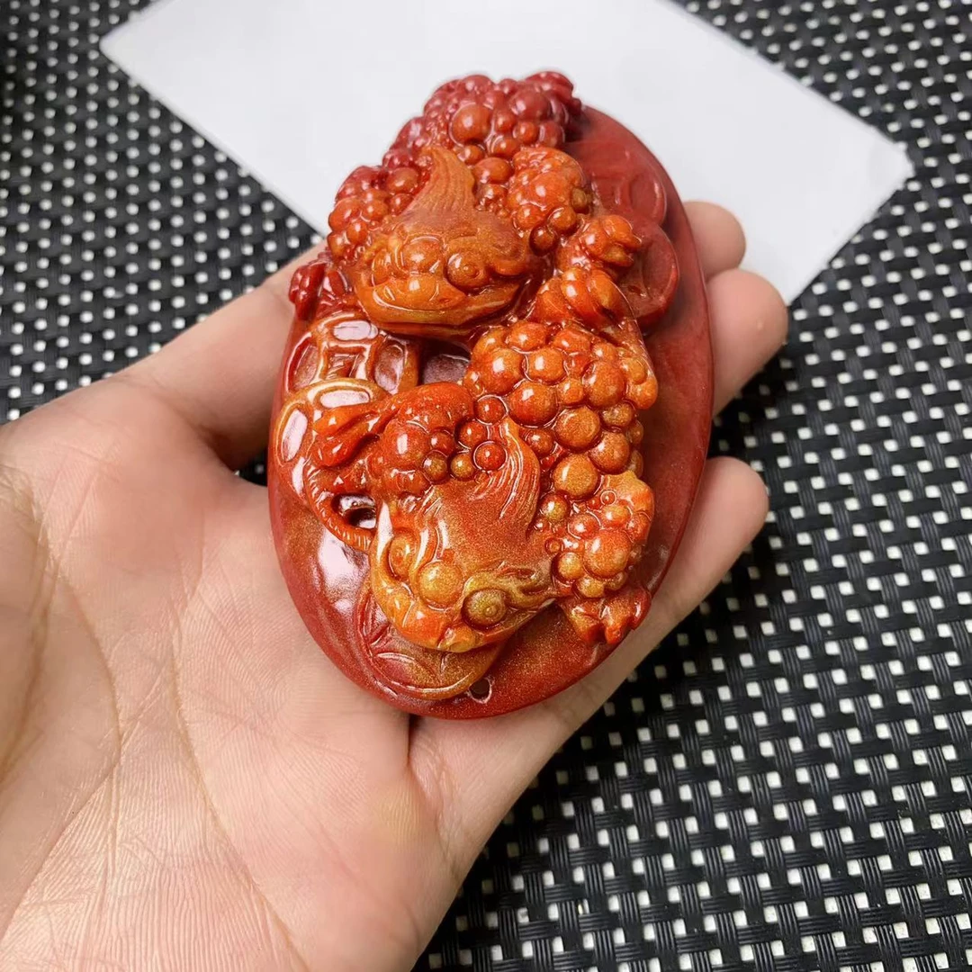 [聚小石]A1433红色蟾