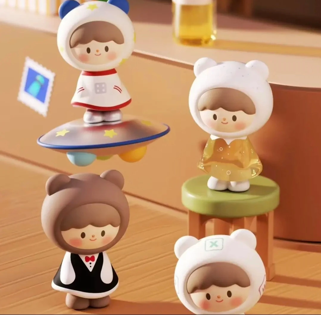 【直播代拆】卓大王初代萌粒扭扭乐系列盲盒潮玩可爱生日礼物摆件