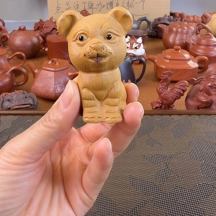 紫砂茶宠黄金段小旺财