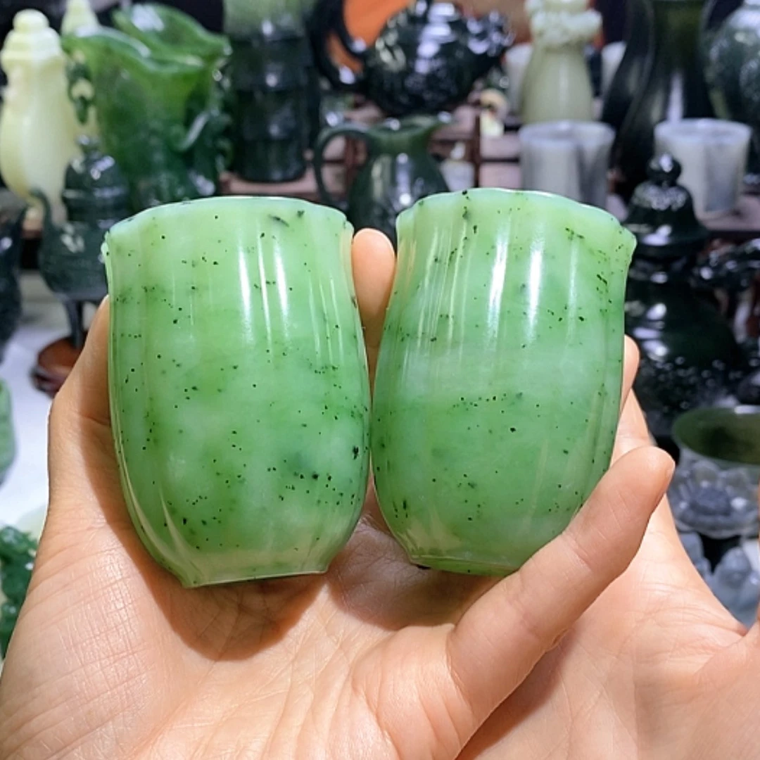 【闪购商品】和田玉（碧玉）摆件未镶嵌瓷*