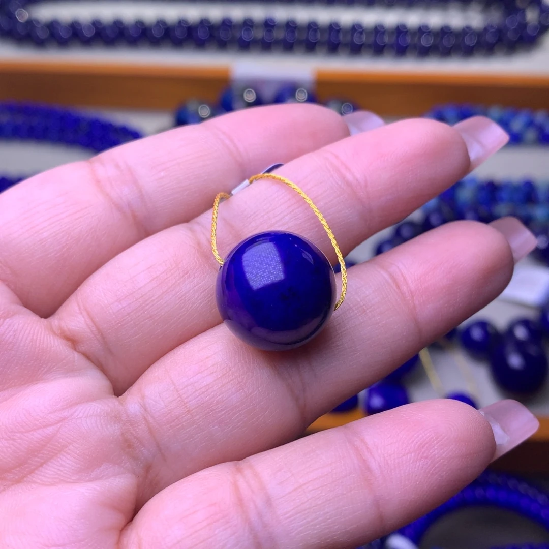 一***上青金石未镶嵌单珠16m