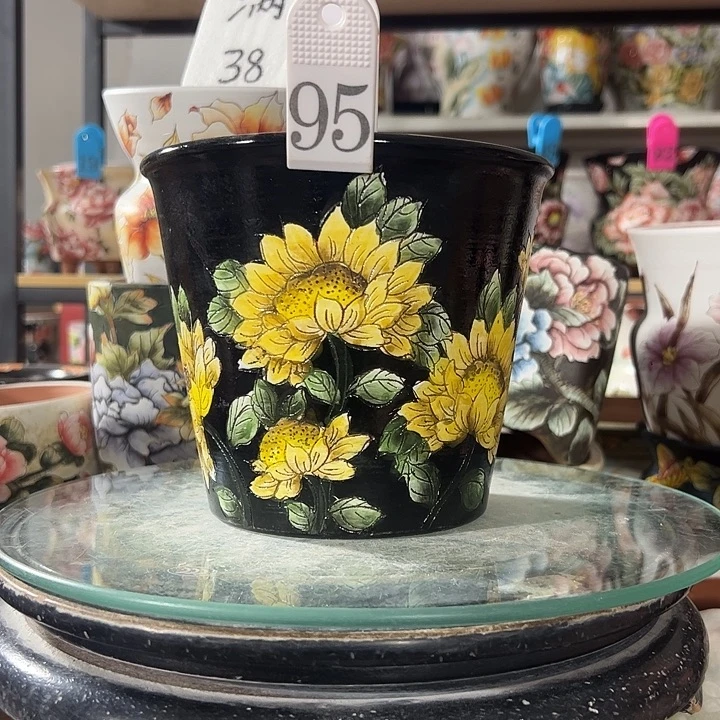 景德镇手绘花盆新号开播