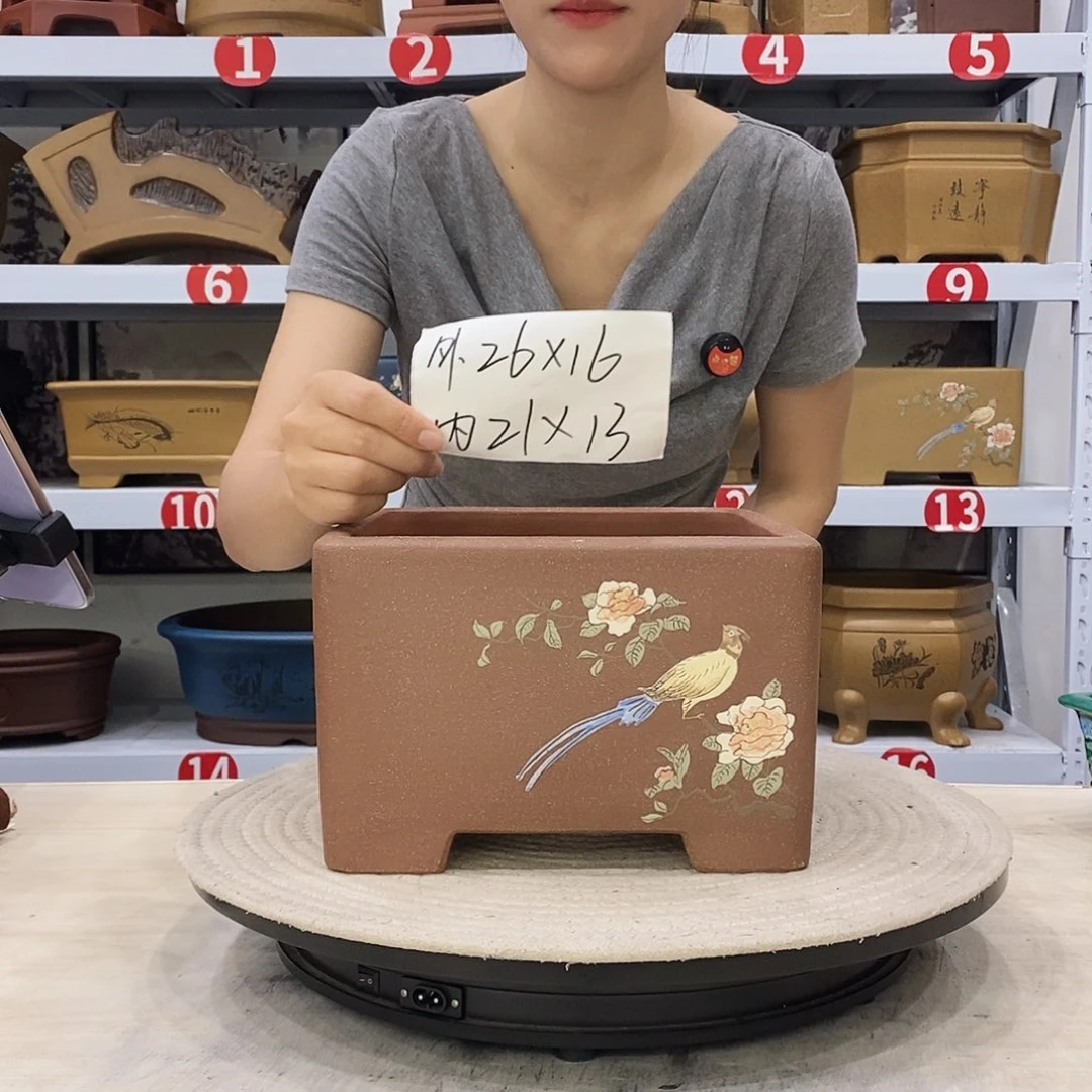 紫砂花盆紫砂花盆