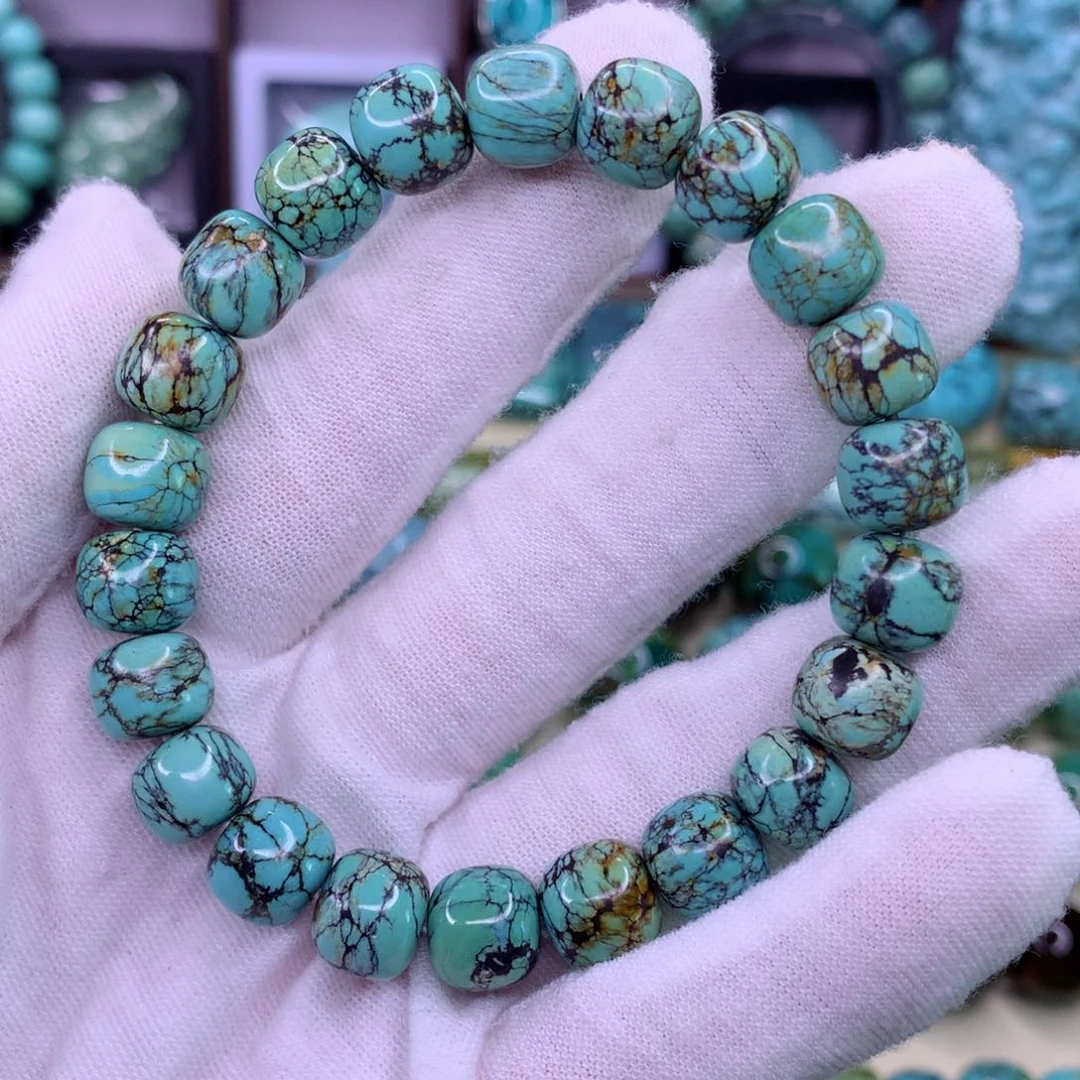 绿松石未镶嵌颈饰拽***头