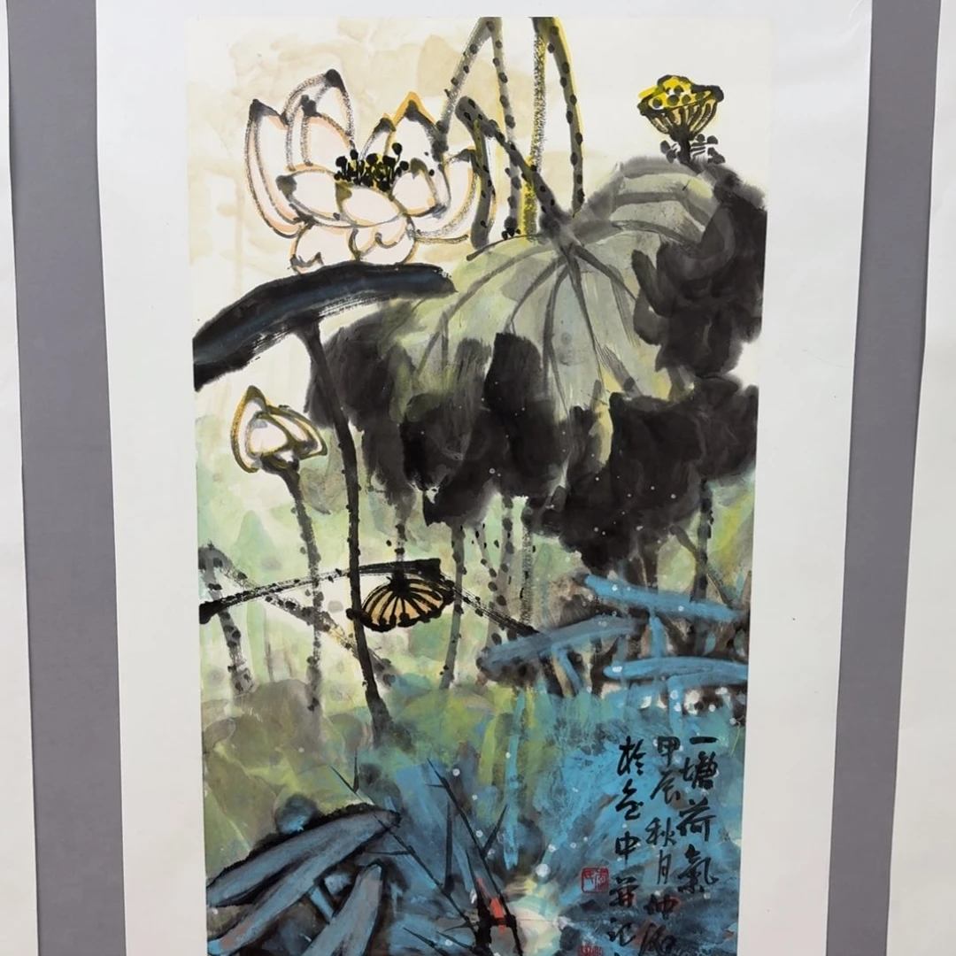 国画艺术家真人手绘