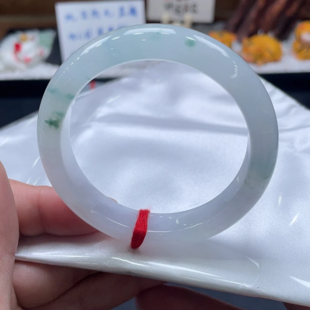 翡翠手镯未镶嵌52.2正圈