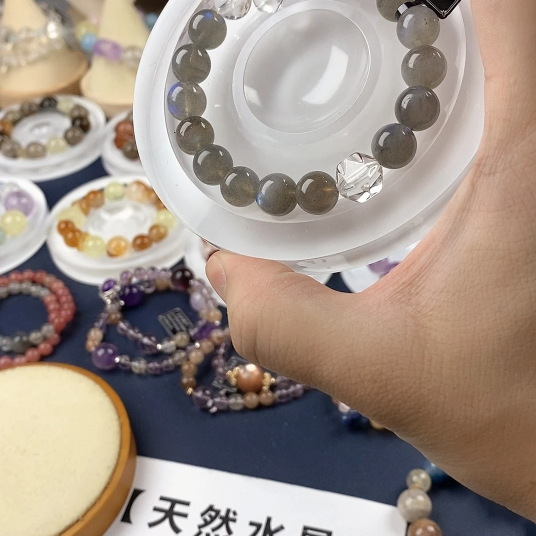 银S925镶嵌手链水晶