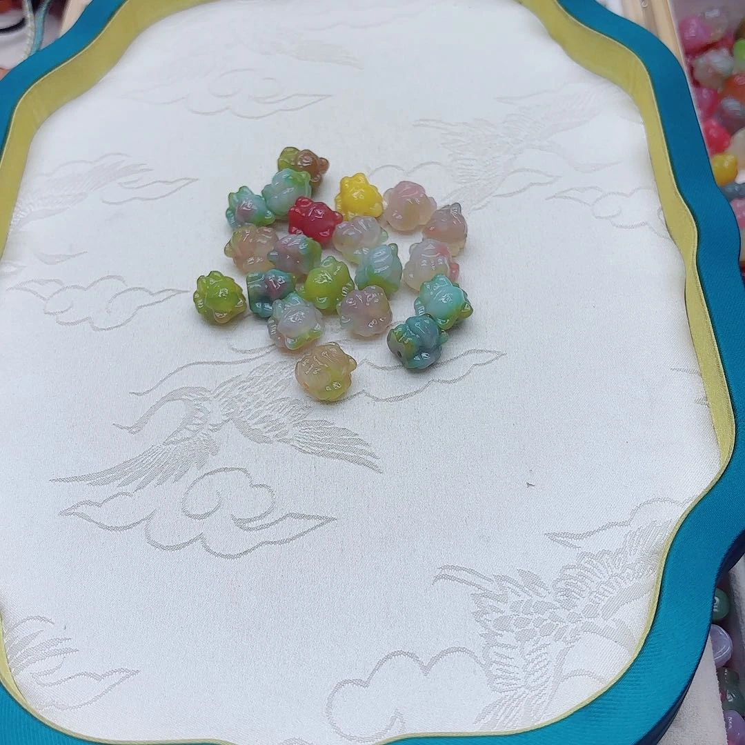 木***呀玛瑙/玉髓未镶嵌手链盐源10