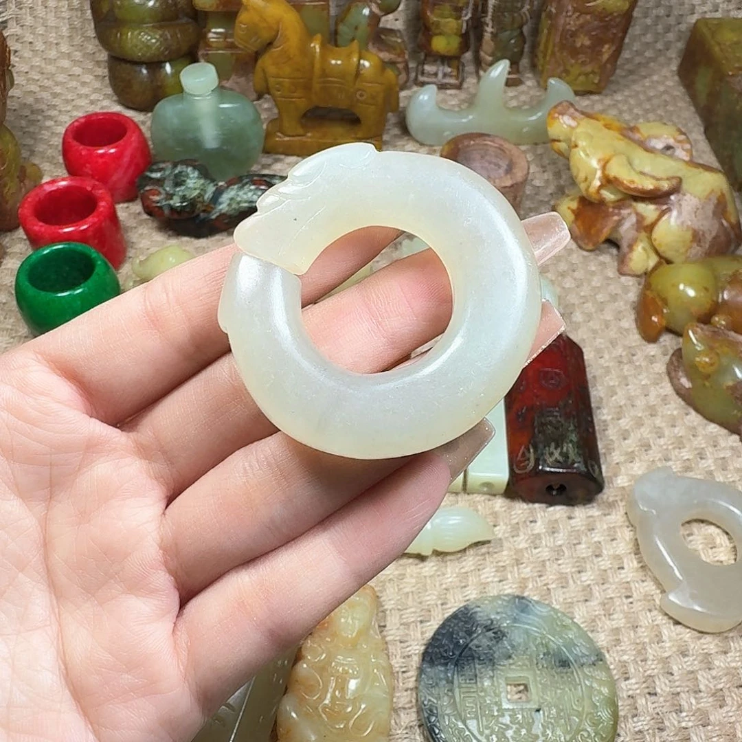 白玉菩提吊坠挂件