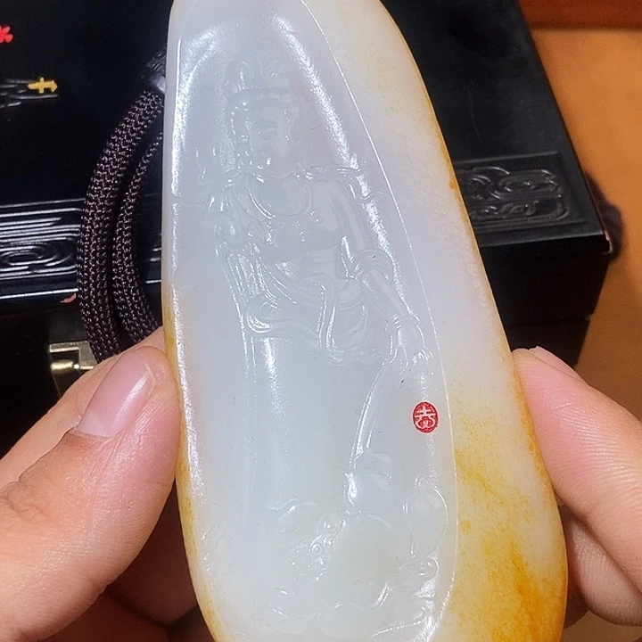 和田玉未镶嵌颈饰HX