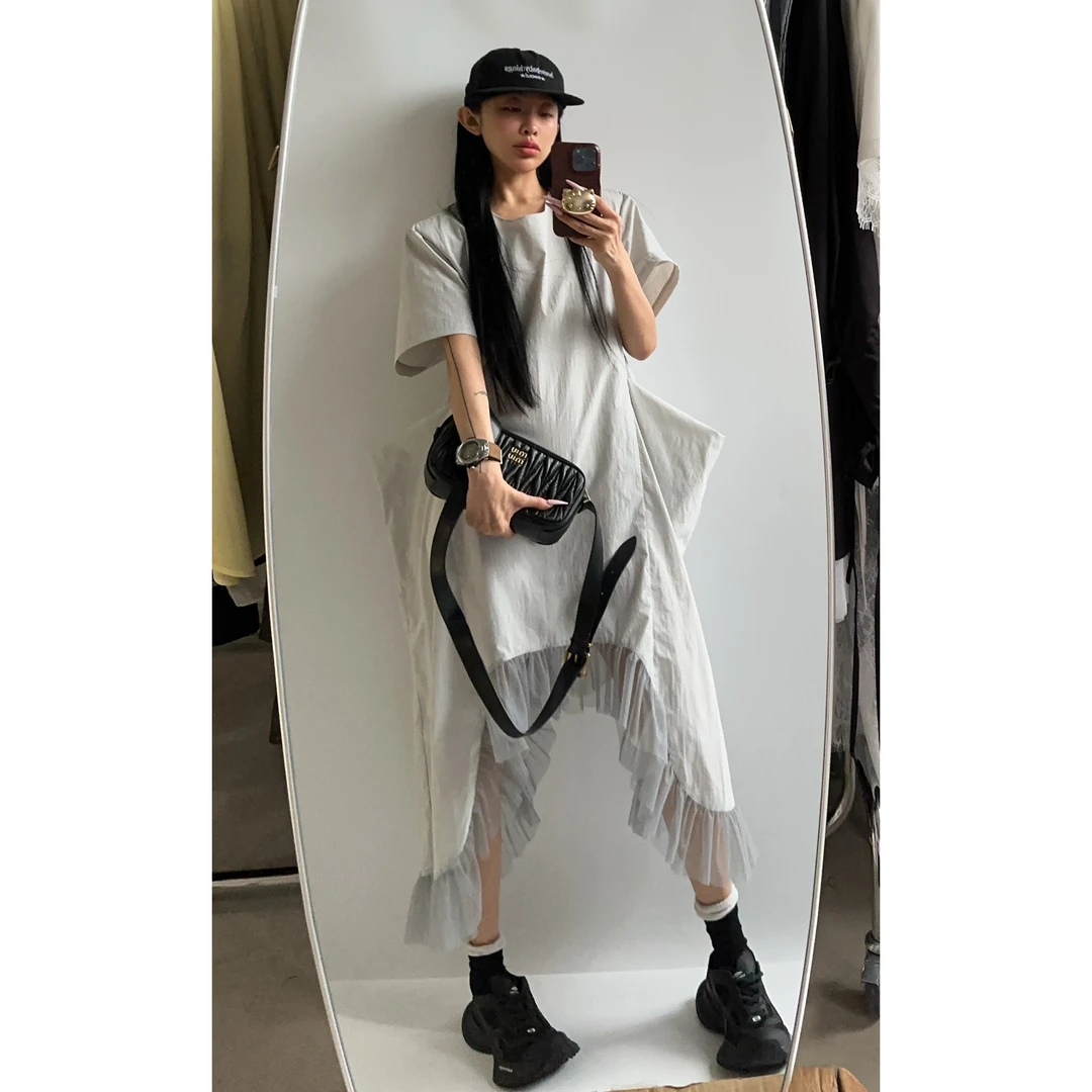 20723（定制款NO退NO换）显瘦花边设计师款连衣裙