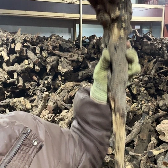 香榧木跳**恼火琉璃的故事毛料摆件