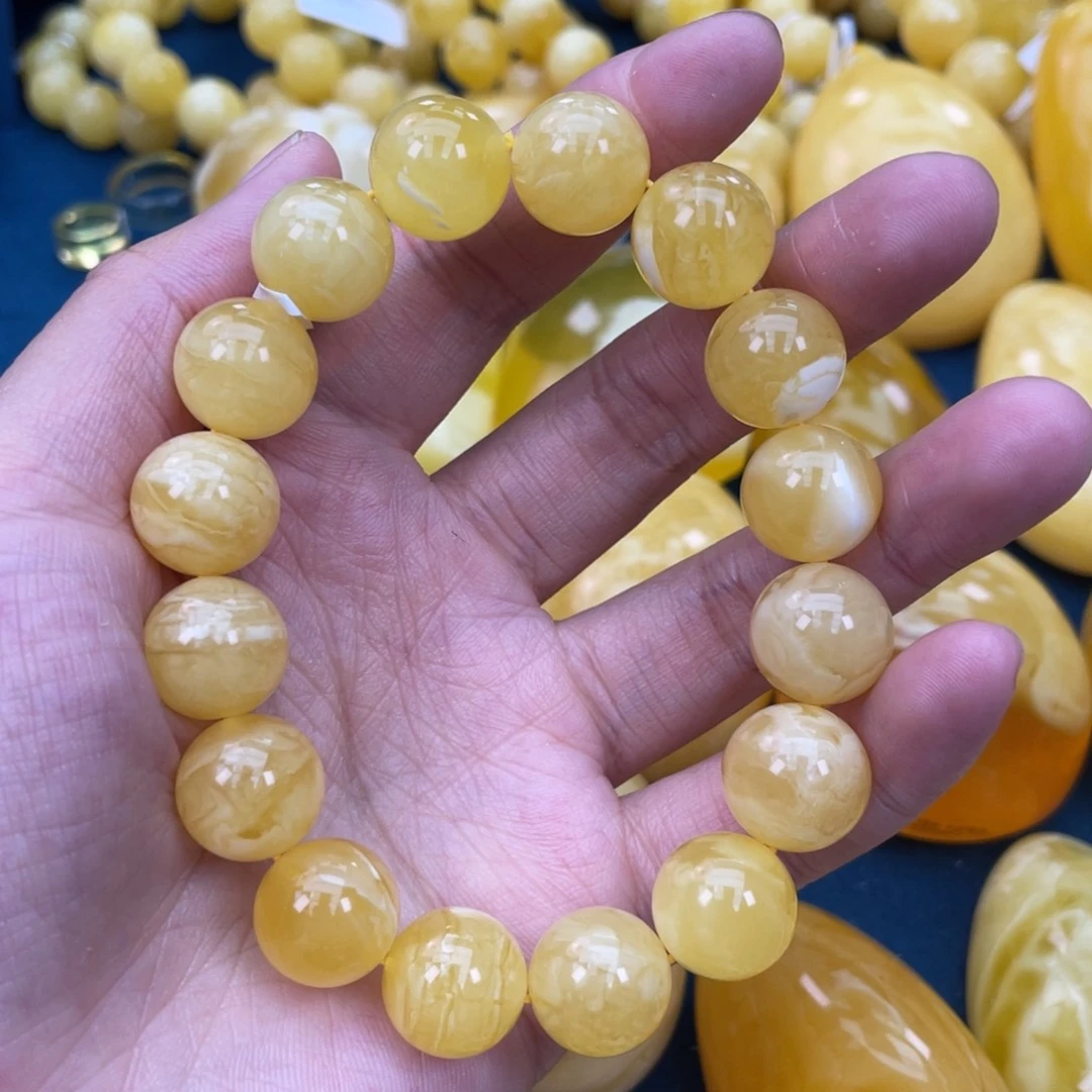 琥珀裸石未镶嵌琥珀蜜蜡w 607