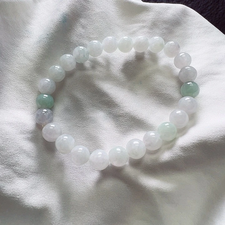 翡翠挂件未镶嵌天然翡翠珠串