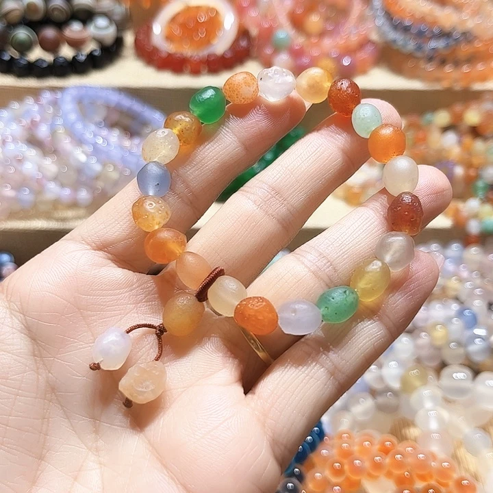 玛瑙/玉髓未镶嵌手链