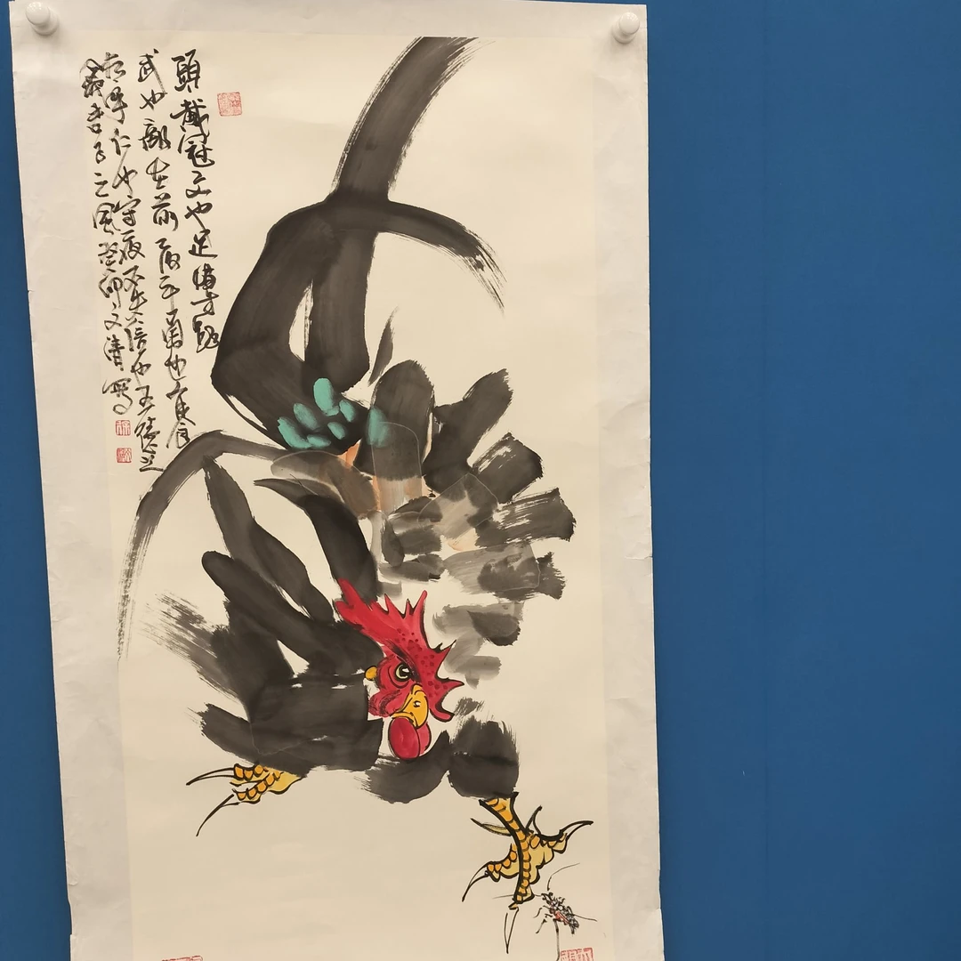 橱窗展示/大志文化WH/徐文清老师/宣纸国画 /带证书
