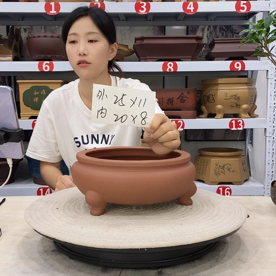 紫砂花盆紫砂花盆