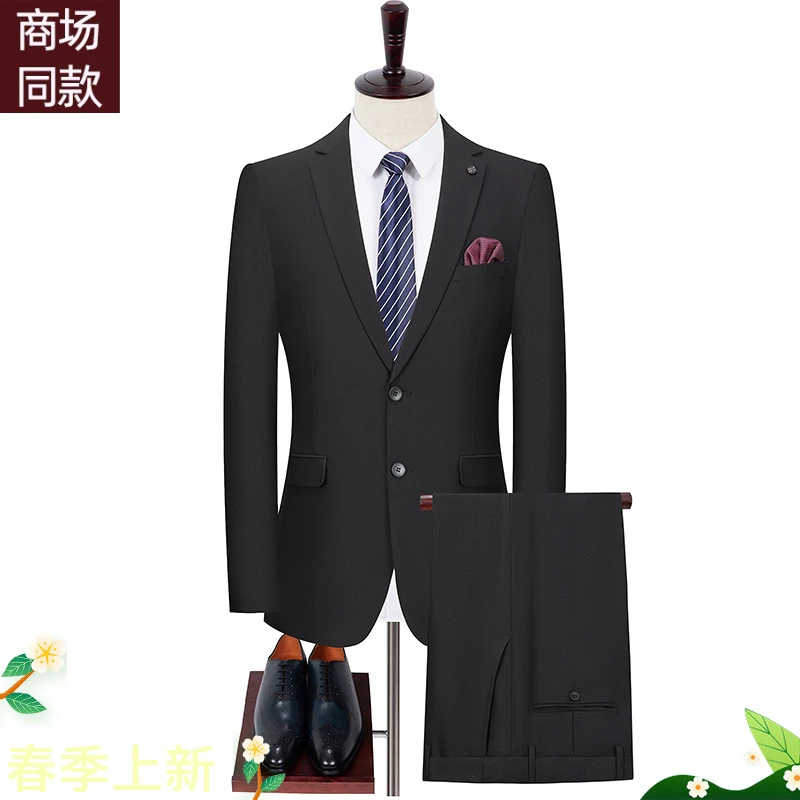 意大利高档品牌春新款西服套装高级韩版休闲婚礼结婚小西服两件套