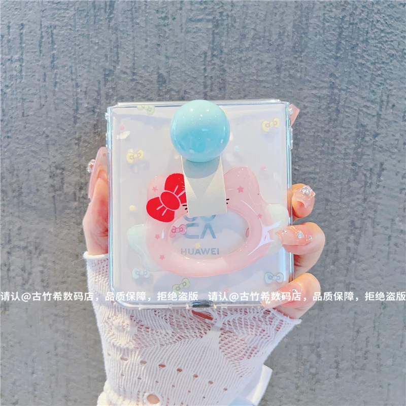 （华为novaflip系列）透明折叠壳适用华为novaflip手机壳防摔爆款潮