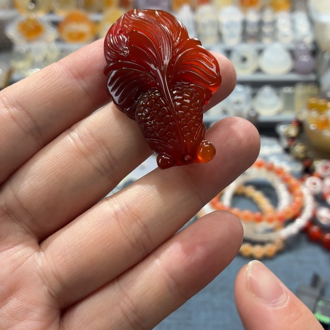 玛瑙/玉髓未镶嵌吊坠(不含链)