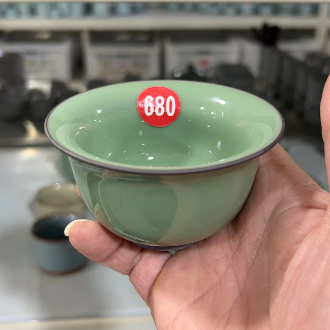 微瑕陶瓷茶壶茶杯家用