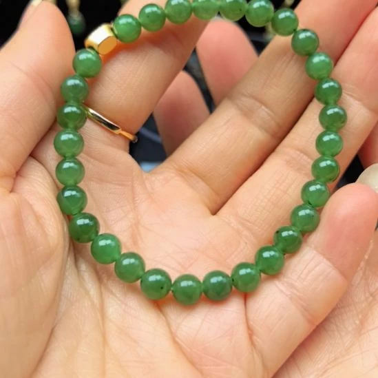 和田玉（碧玉）未镶嵌颈饰手链