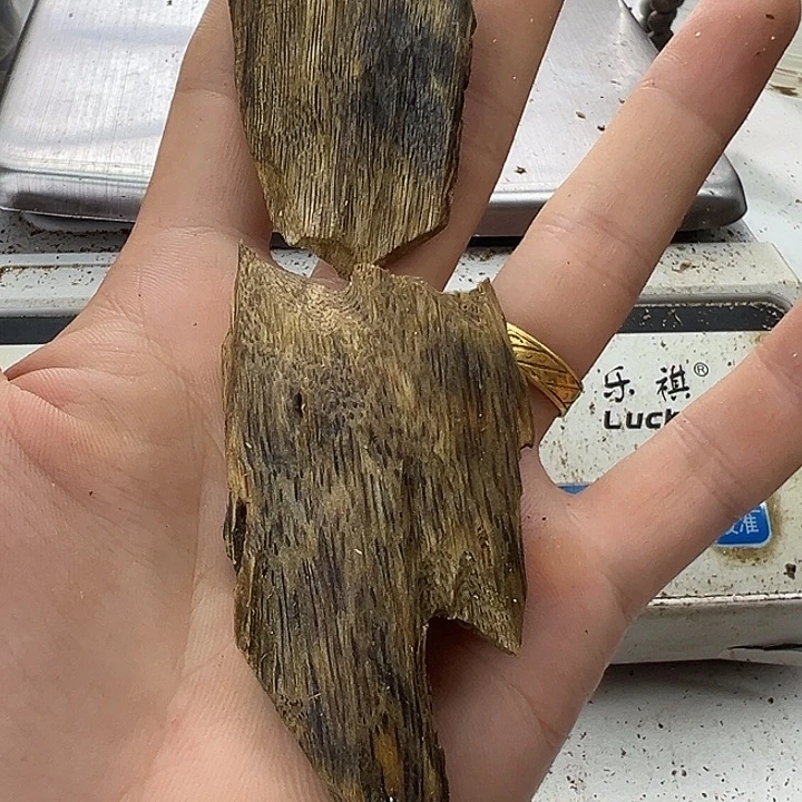 沉香沉香碎屑蓝宝石15克+