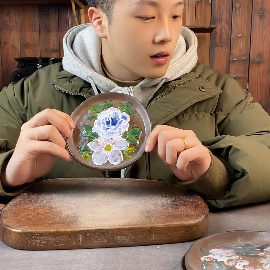 瓷片手工制作的786
