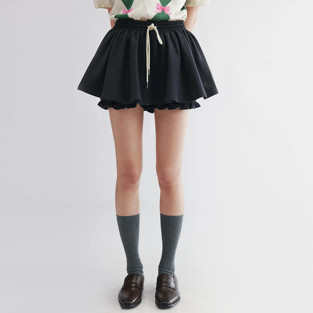 UOOYAA/乌丫2025秋季新款「学院」蓬蓬裙裤5135