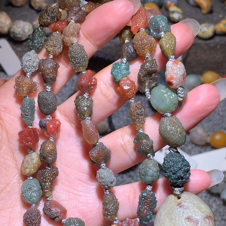 未镶嵌玛瑙/玉髓珠宝半成品