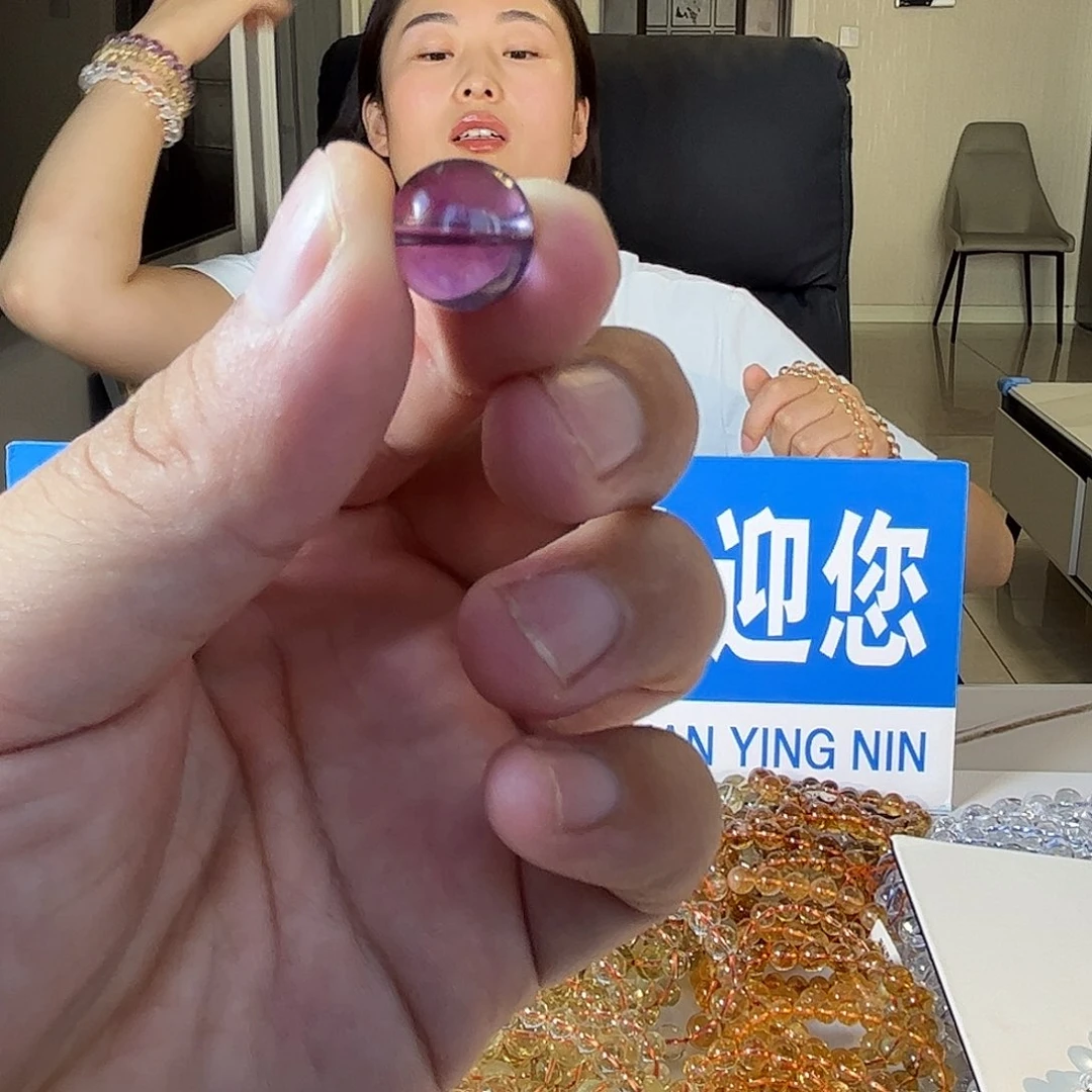水晶手串未镶嵌天然水晶手串