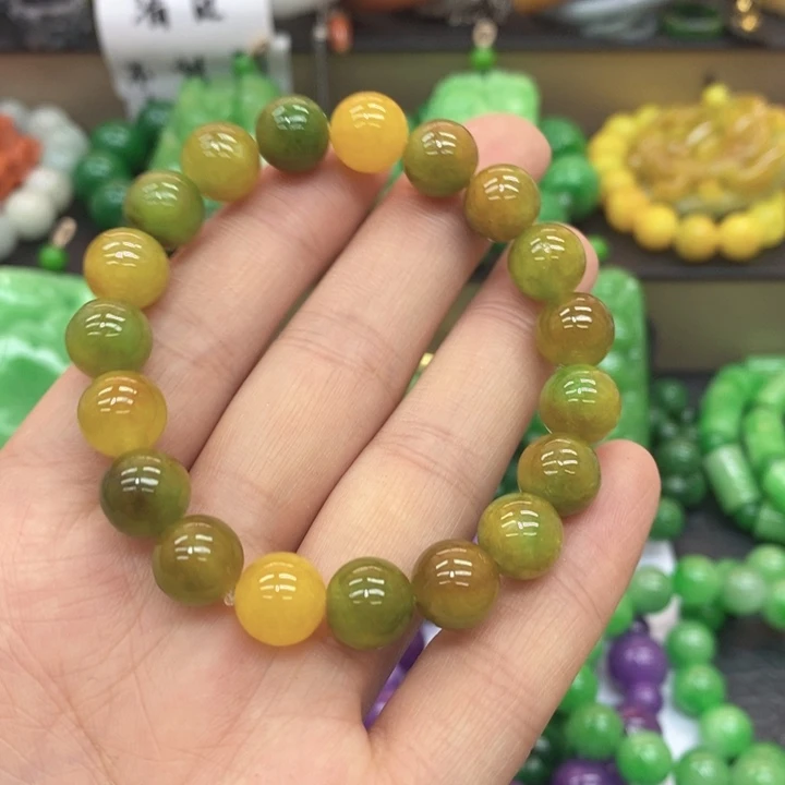 翡翠未镶嵌手链手链72