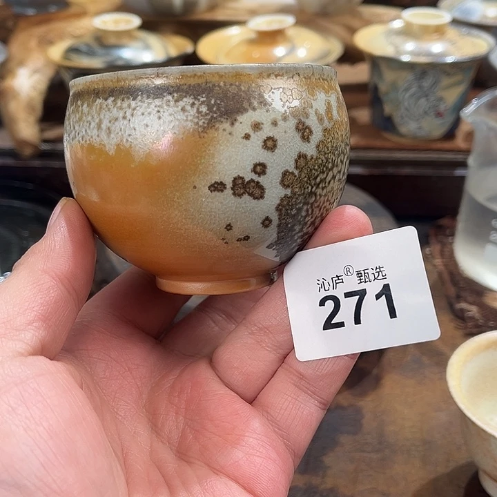 沁庐柴窑古法柴烧全手工茶具