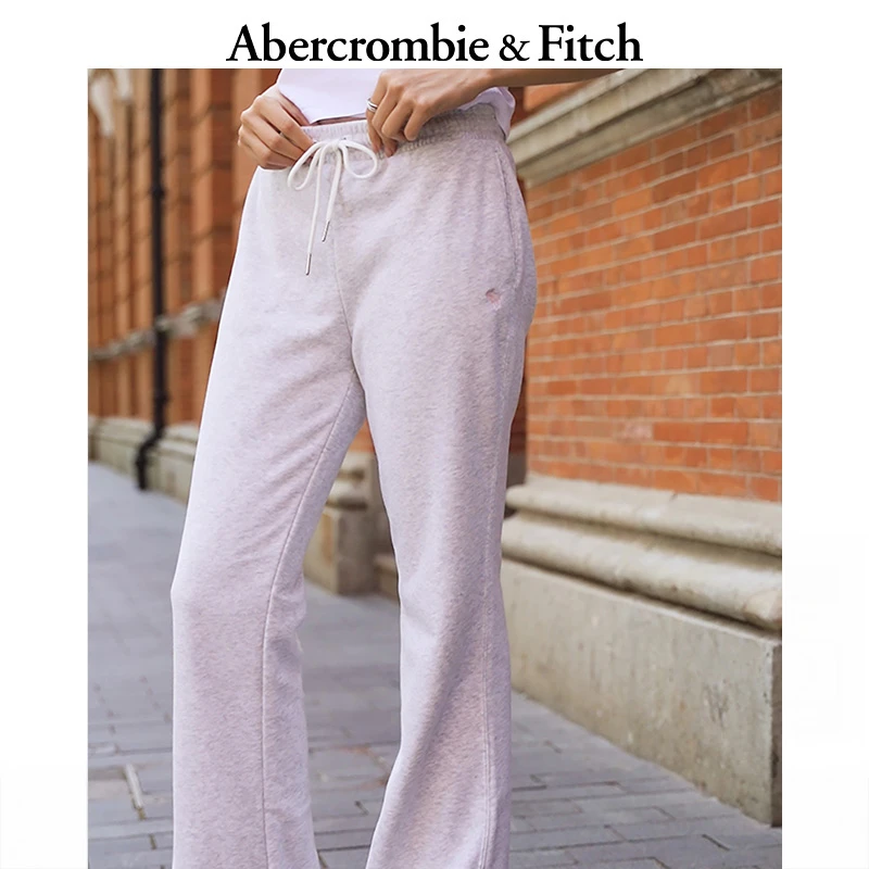 AF经典小麋鹿图案美式毛圈布运动卫裤长裤25春夏女装147-5068