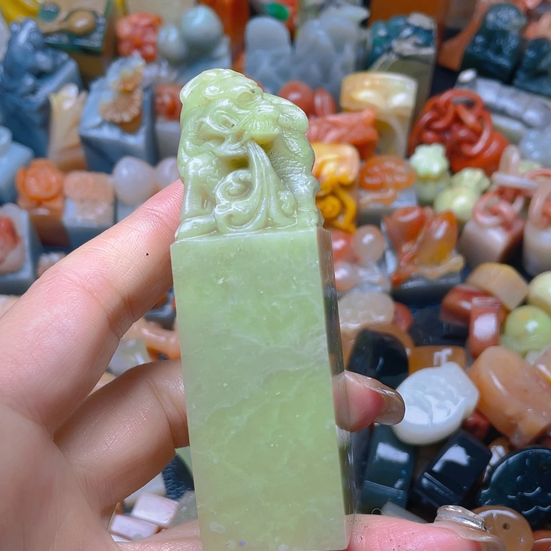 青田石印石青田封门