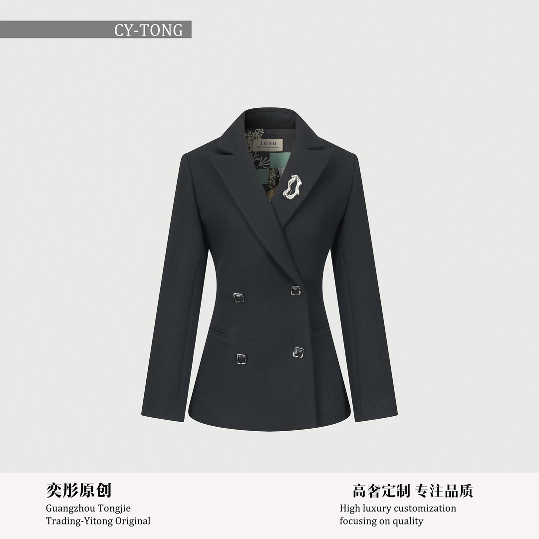 【彤姐原创】冬季设计师款气质职业修身女款西装外套TWTZ4209