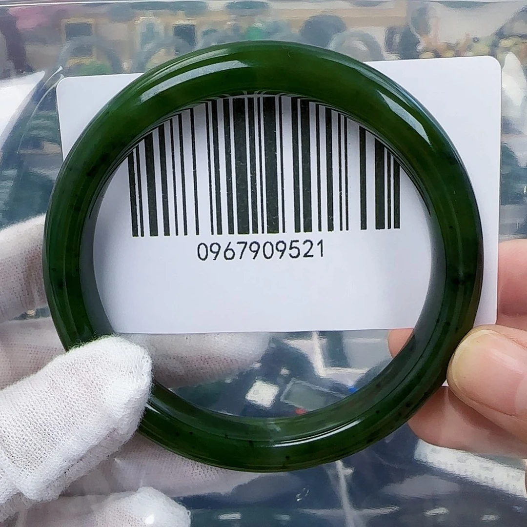 和田玉（碧玉）手镯未镶嵌6162