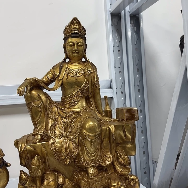 黄铜自在观音包邮到家