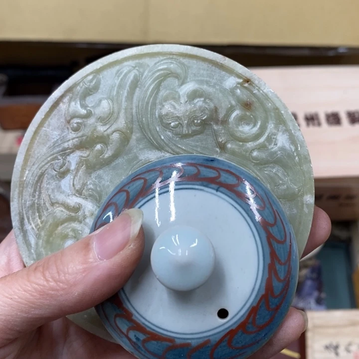 瓷片中古工艺品一件