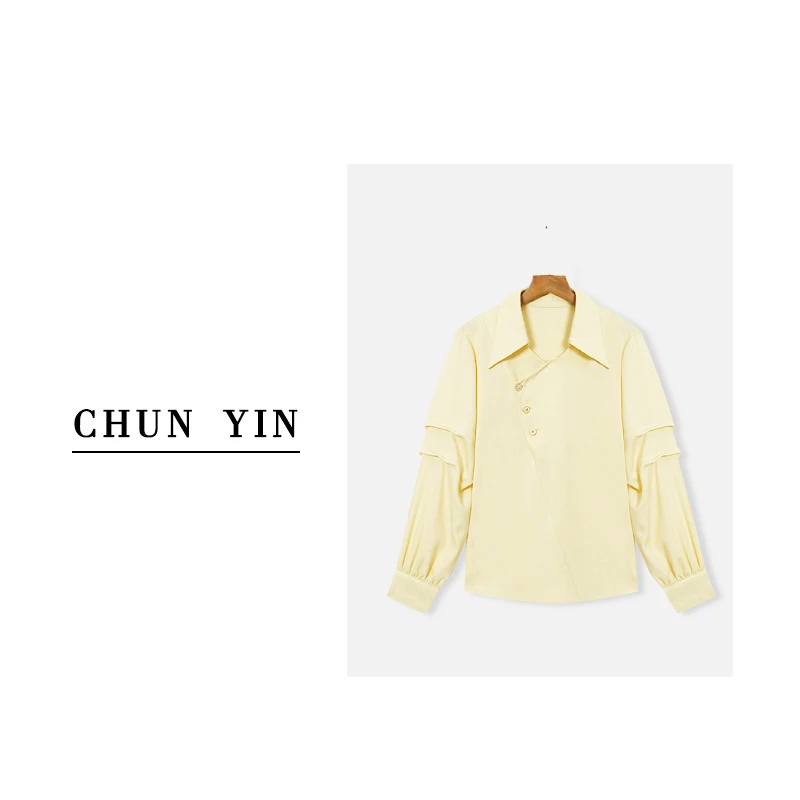 【2025春款上新】【落日遐想】老板高FAFA 原创·高定衬衫上衣31479